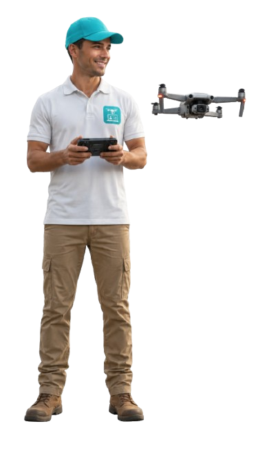 Piloto de drone profissional